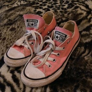 Kids Pink Converse (used)